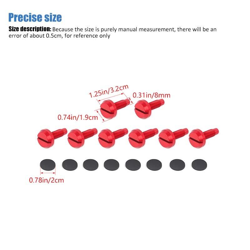 Car Spare Tire Bracket Hole Decorative Screws For Jeep Wrangler JK For Jeep JL For Ford Bronco Exterior Accessories