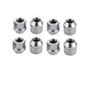 Ключ 19 мм Колесные гайки 21 мм высота m12x1.25, m12x1.5 , m14x1.5 , 1/2"-20,1/16-18, Резьба Конусное посадочное место Открытые колесные гайки 8 шт.