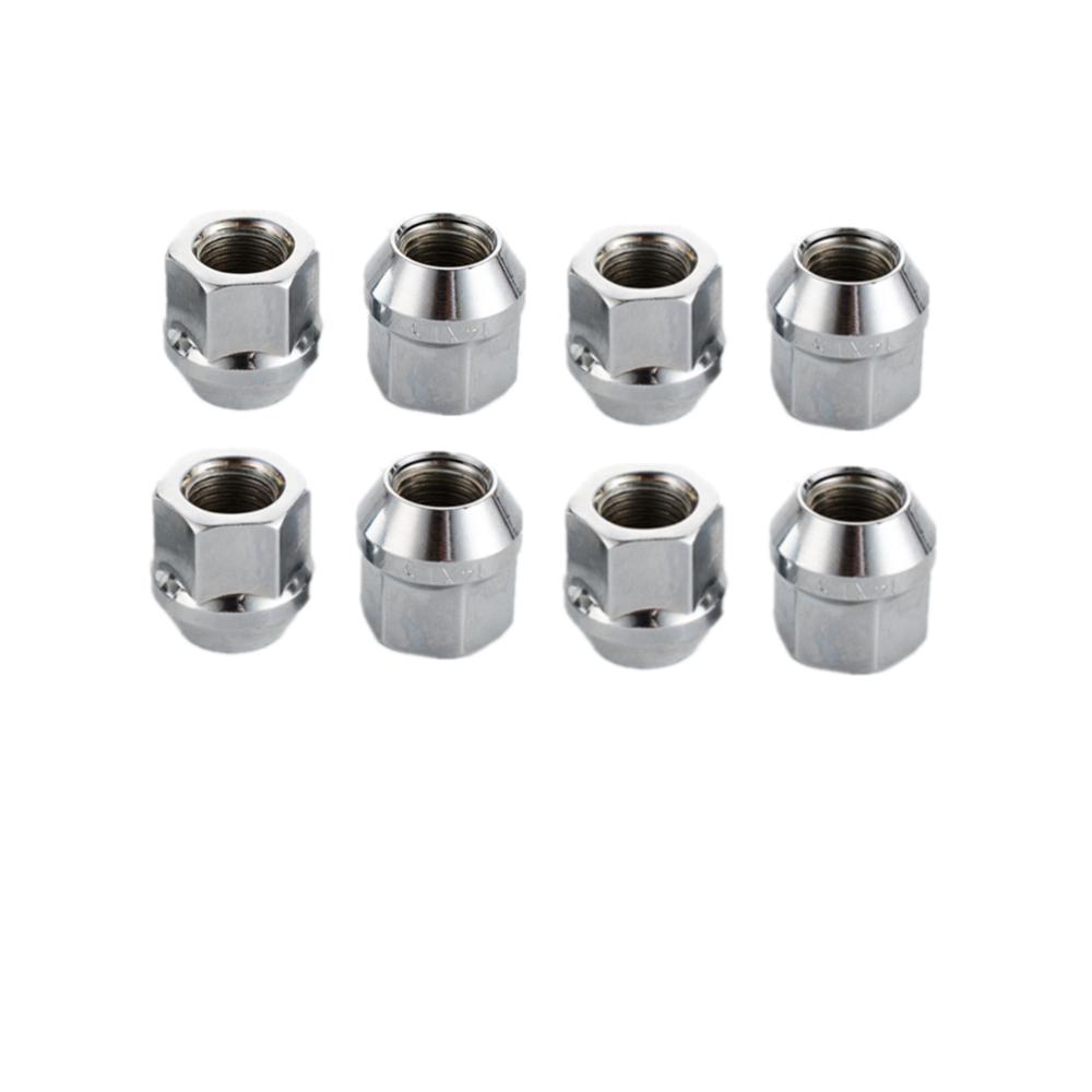 Ключ 19 мм Колесные гайки 21 мм высота m12x1.25, m12x1.5 , m14x1.5 , 1/2"-20,1/16-18, Резьба Конусное посадочное место Открытые колесные гайки 8 шт.