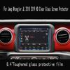 8.4" Tempered HD Clear Glass Screen Protector For Jeep Wrangler JL 2018 Year Car GPS Navigation Car in-Dash Screen Protective
