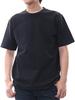 [T-shirt.st] Однотонная футболка с коротким рукавом, очень плотная, супертяжелая, 10,2 унции, мужская, черная, размер M