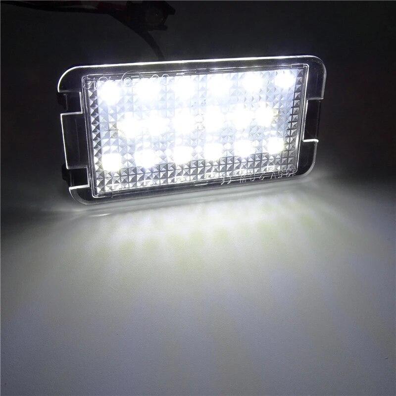 2 шт. для Seat Ibiza 6L ab для Seat Altea CORDOBA/LEON/Toledo III 2004-2009 светодиодные фонари для заднего номера номерного знака, лампы без ошибок