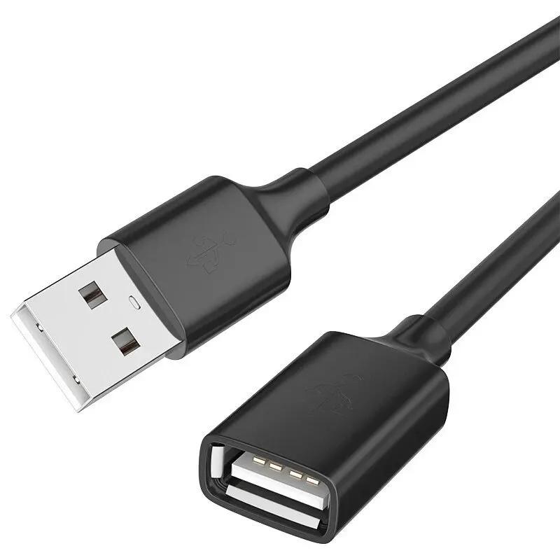Удлинительный кабель USB2.0 480 Мбит/с Папа-Мама Кабель-удлинитель для синхронизации данных для ноутбука, ПК, геймерской мыши, Smart TV, PS4, жесткого диска