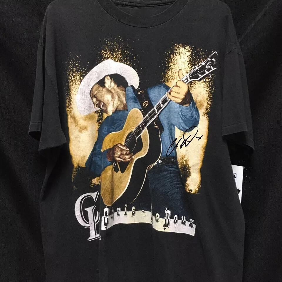 90s Vintage Old Cowboy Classics Chris Ledoux Shirt Black Unisex