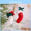 Decor Christmas Tree Sock Snowflake Scene Modern Minimalist Holiday Set Ornament