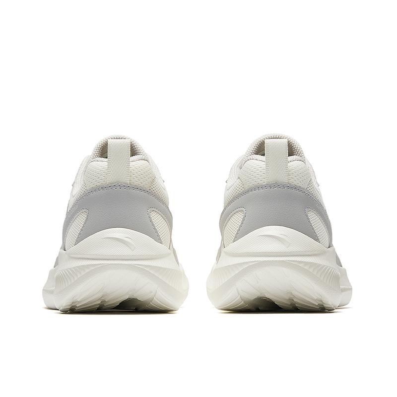 Anta Коллекция для бега Дышащие и легкие Низкие повседневные кроссовки для тренировок и бега Мужские Бело-серые Кроссовки 912535507-2
