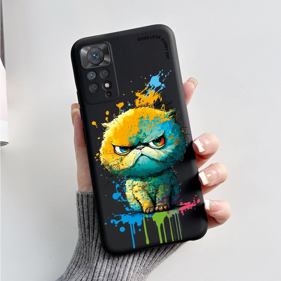 Для Redmi Note 11S Note 11 Pro 5G 4G Чехол Милый Кролик Панда Защитный Fundas Обложка Для Redmi Note 11 note11E Силиконовый Чехол для Телефона