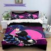 Stocking Pattern Bedding Home Decoration Birthday & Festival Gift (1 * duvet cover + 2 * pillowcase, without core)