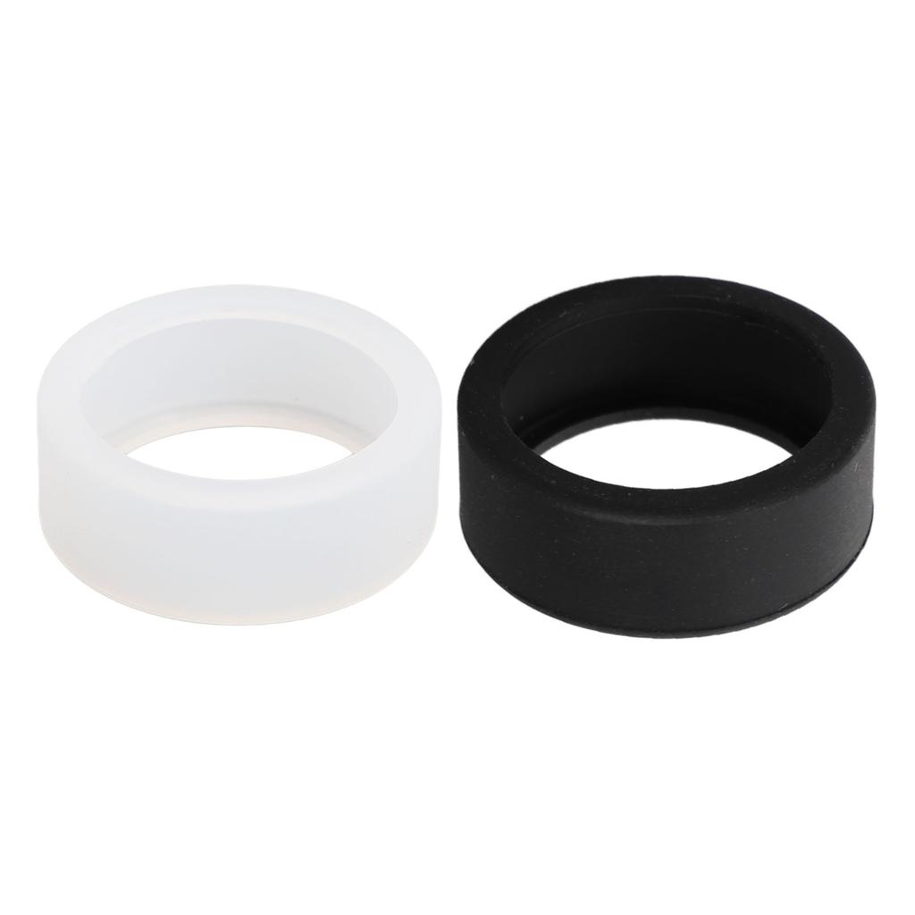 2 шт. Умное кольцо Силиконовый чехол Тонкий Легкий Приятный для кожи Защита для умного кольца Силиконовый Эластичный чехол Черный и