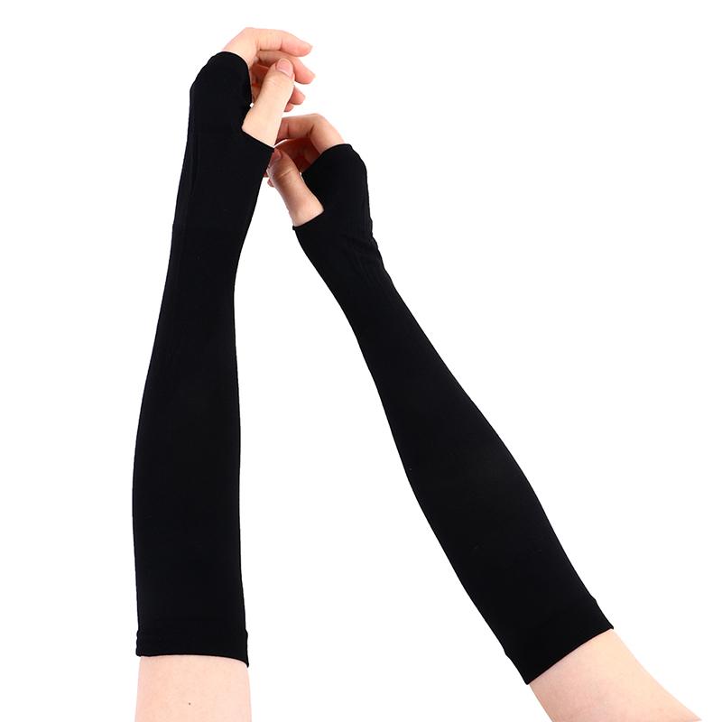 Рукав из ледяного шелка, солнцезащитный крем, манжета, защита от ультрафиолета, защита от солнца, противоскользящая летняя езда на открытом воздухе