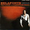 LP Record HARRY BELAFONTE - Belafonte Returns To Carnegie Hall LSO6007 RCA VICTOR 1960 US Pop Used
