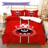 Aso Chlef Pattern Bedding Set Quilt Cover Pillowcase Home Decor Gift (1 * duvet cover + 2 * pillowcase, without core)