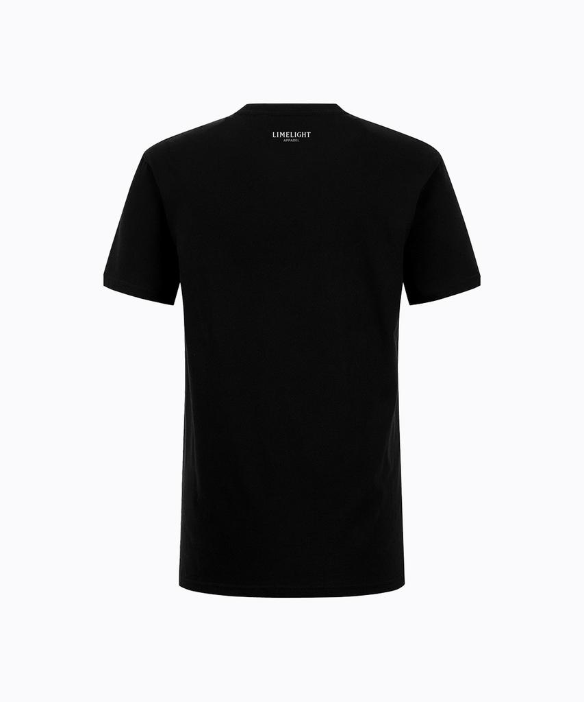 LIMELIGHT APPAREL Военная футболка для спортсмена (Черно-белый)