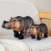 Реалистичная плюшевая игрушка бегемот, мягкая игрушка, похожая на настоящую модель бегемота, кукла для детей и любителей животных