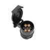 Cars Auto Parts Trailer Plug Electric Truck 7 Signal Light Adapter Socket Pin Waterproof To 13