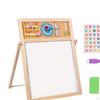 Детский мольберт для рисования двухсторонний развивающий игрушка для письма и рисования на английском языке