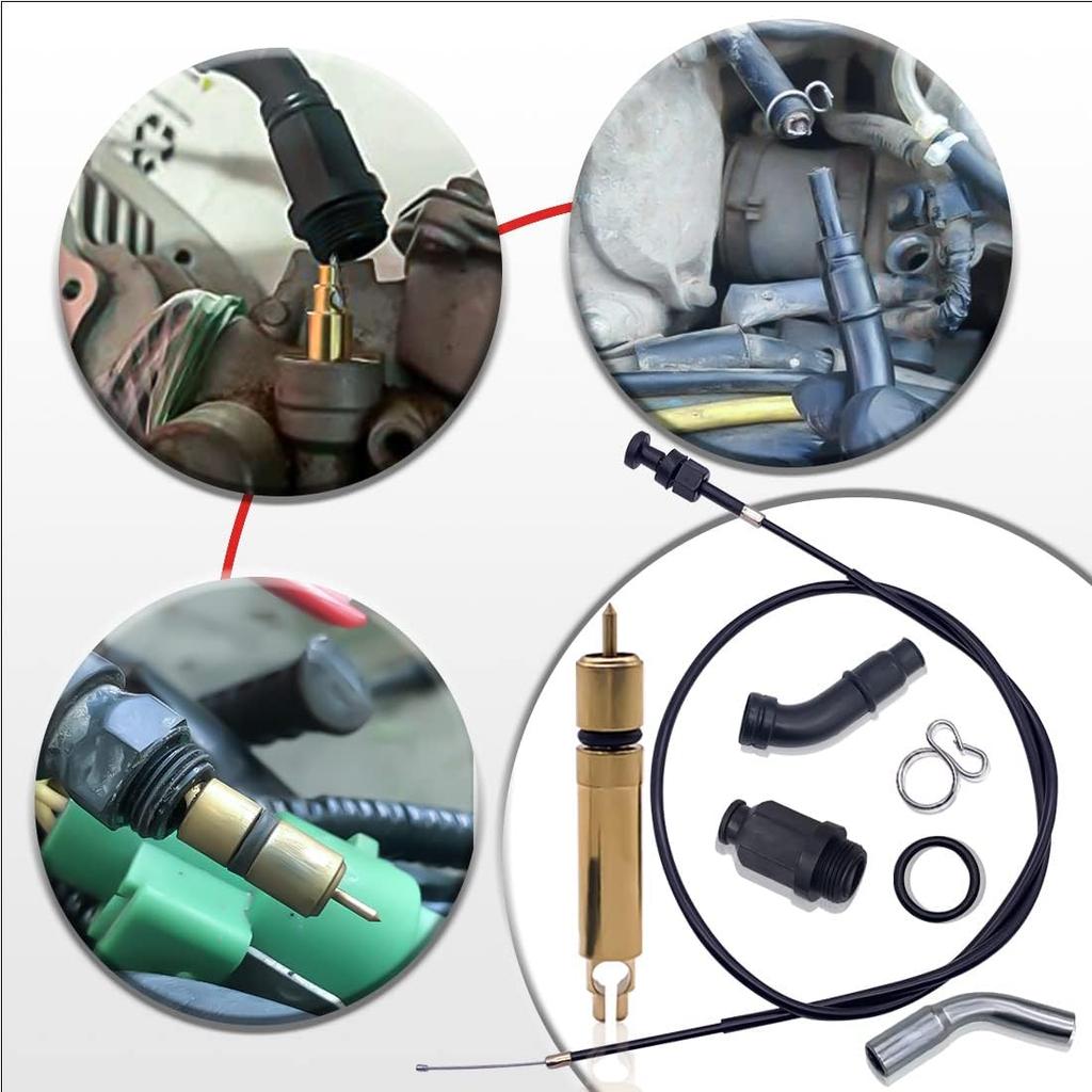 Choke Cable And Starter Valve Plunger Kit Compatible With Honda TRX450 Foreman 450 Es 1998 1999 2000 2001 2002 20032004