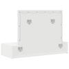 Makeup Table with Drawers White 100 x 40 x 70 cm Engineered Wood