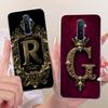 For Realme X2 Pro Case Initial Letter Silicone Protective Soft Back Cover For RealmeX2 XT Case X T OPPOK5 X 2 Pro  Phone Funda