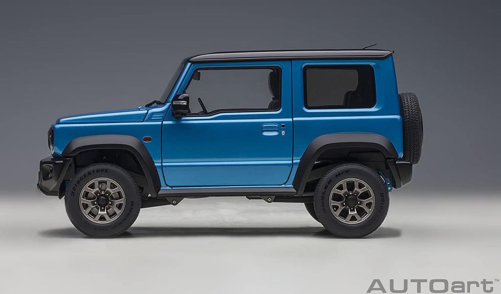 AUTOart Suzuki Jimny Sierra Blue Roof Готовый продукт 78507 1/18 (JB74) Металлик/Черный