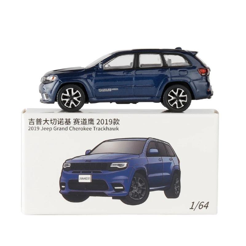 1/64 Jeep Grand Cherokee Trackhawk Miniature 1:64 JKM Toy Car Model SUV Sport Vehicle Free Wheels Diecast Metal Collection Gift