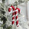 2pcs New Christmas Snowman Mini Decoration Christmas Trees Small Pendant Father Christmas Cabin Ornaments Party Arrange Supplies