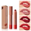 Waterproof Matte Velvet Nude Lipstick Pencil Sexy Red Brown Pigments Makeup Long Lasting Profissional Lip Tint Makeup 12 Colors