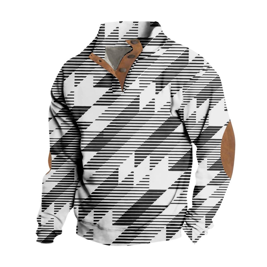 Весенне-осенняя мужская толстовка с воротником-стойкой на открытом воздухе, повседневные свитера, топы