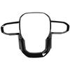 Button Accent Steering Wheel Trim Car Interior Decoration ABS Material Easy To tall Non-deforming Wear Resistant