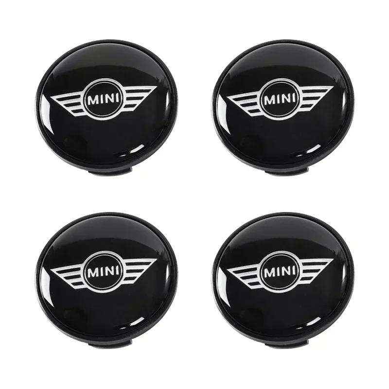 4PCS 54mm 56mm Car Wheel Center Hub Caps Cover Emblem Badge For BMW Mini Cooper One S JCW R55 R56 R57 R58 R60 F55 Clubman FF3