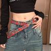 Adjustable Retro Y2k Belt Korean Style Trouser Decoration Fashion Jeans Waistband Spicy Girl