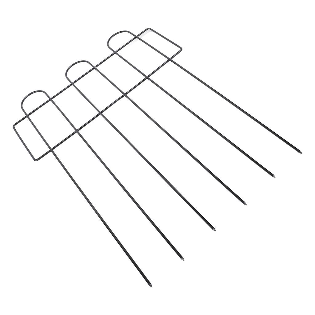 Decorative Garden Fence Iron Metal Wire Garden Fence Ground Stake Animal Barrier Fence for Outdoor