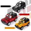 Масштаб 1/32 Модель автомобиля Jeep Wrangler Rubicon из сплава Литой металлический игрушечный внедорожник Модель автомобиля Миниатюрная модель автомобиля Подарок для детей