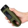 Emergency Hand Crank Dynamo Solar Flashlight Rechargeable Portable For Fishing Boating Hiking LED Flashlight