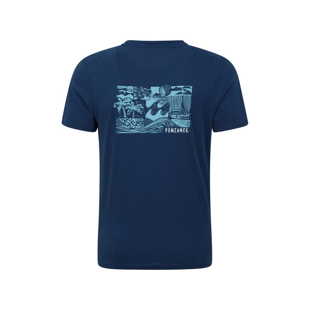 Mountain Warehouse Mens Penzance Printed Organic T-Shirt