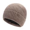 Autumn and Winter New Knitted Cap Leisure Men and Women Warm Wool Hat Padded Ski Thickened Ear Protection Wool Cap