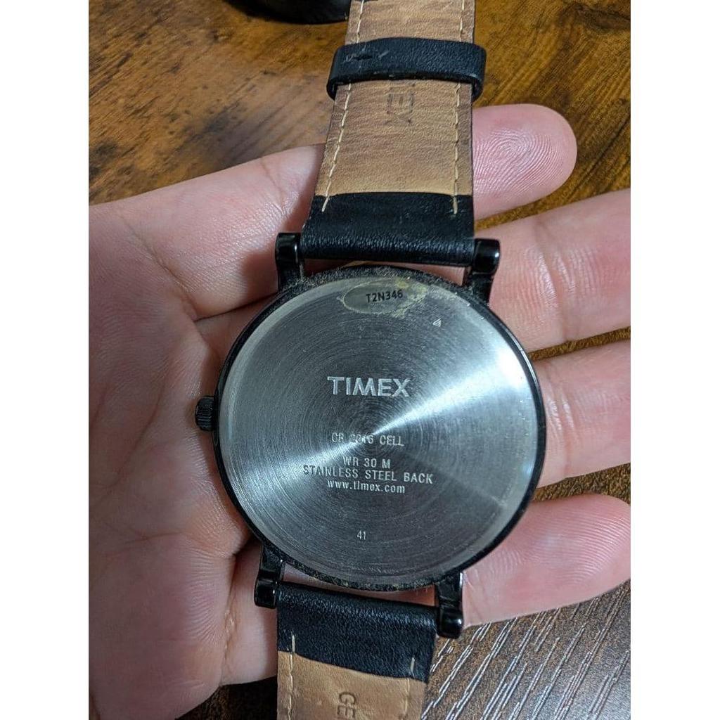 Б/у часы TIMEX Черные Кварцевые Аналоговые