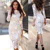 Womens Sexy Lace Bodycon Pencil Dress Cocktail Prom Gown Dress
