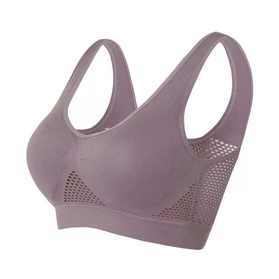 Плюс размер женщин противоударный дышащий беспроводной жилет пуш-ап бюстгальтер спортивное нижнее белье