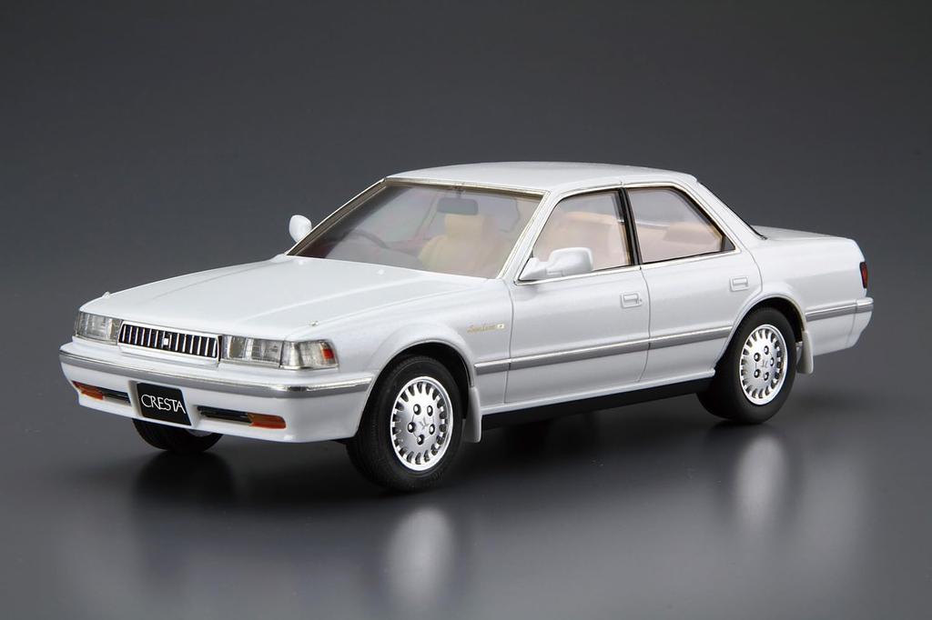 Aoshima Bunka Kyozai Модель автомобиля 81 Масштаб Toyota JZX81 Cresta Super Lucent G Пластик Пластиковая модель (АОСИМА) нет. 1/24 2,5 '90 Предварительно окрашенный