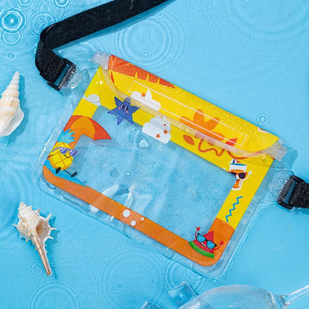 Multifunctional PVC Swimming Storage Bag Waterproof Touch Screen Waist Bag Transparent Large Capacity Storage Pouch
