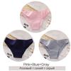 FINETOO 3PCS/Set M-XXL Panties Women Cotton Lingerie Woman Underwear Sexy Femme Underwear Girls Underpant Panty 7 Solid Colors