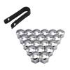20Pcs Car Wheel Nut Caps Anti-Rust Auto Hub Screw Cover Tyre Exterior Decoration For 88a Volkswagen VW 17/19MMa88
