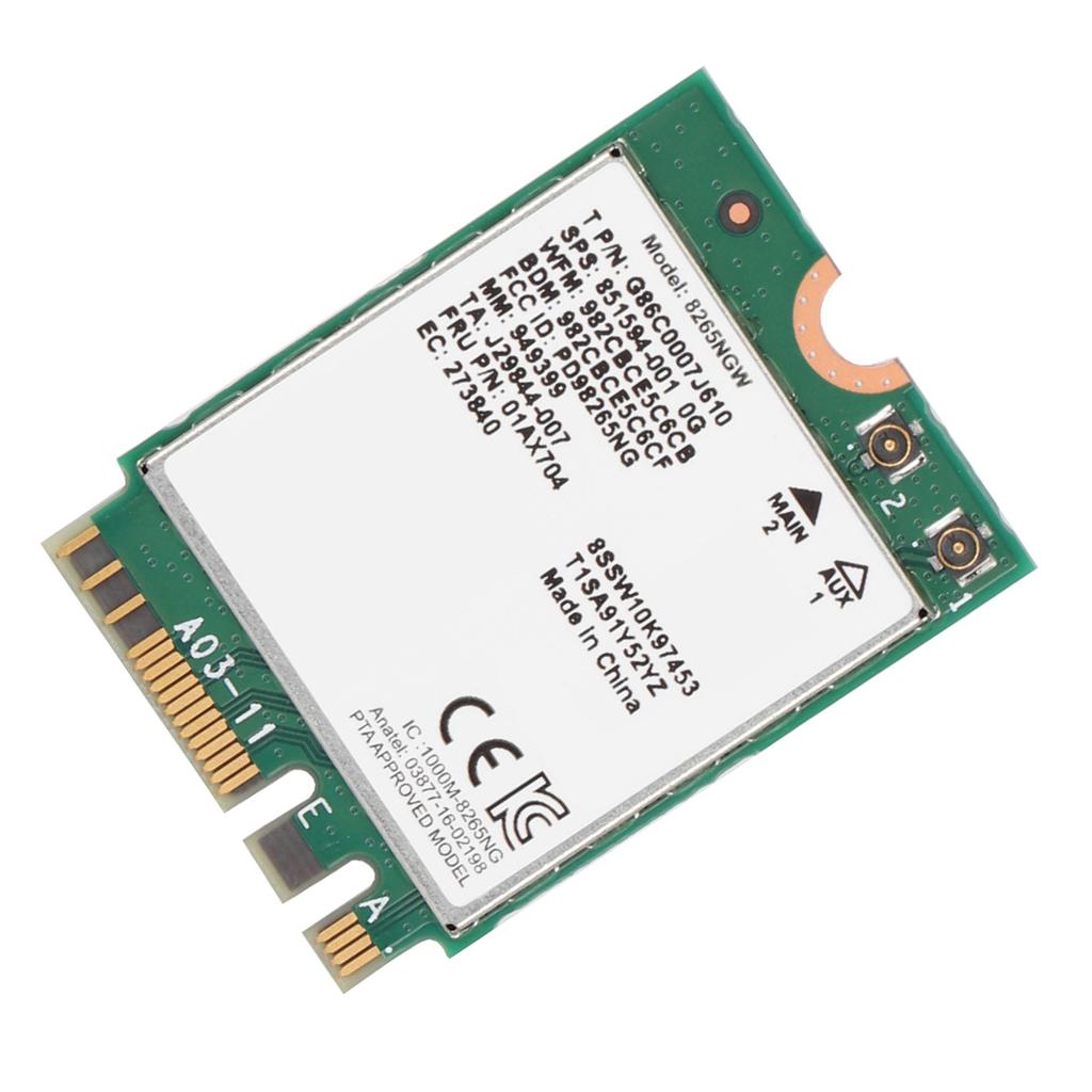 Bluetooth 4.2 For Intel 8265 867M 802.11AC 2.4G 5G Wireless Network Card For Lenovo