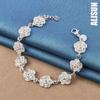 925 Sterling Silver Romantic Rose Bracelet Fashionable Wedding Jewelry