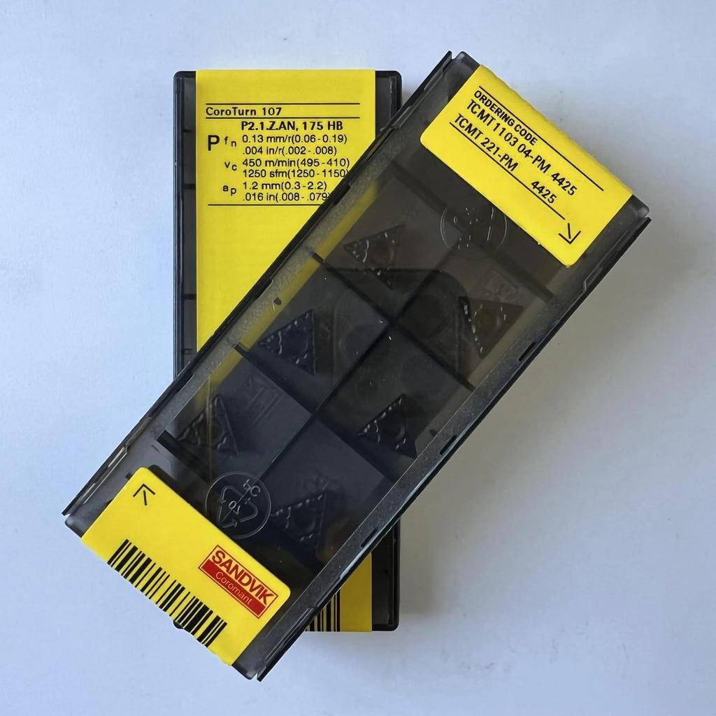 Original Sandvik / TCMT110304-PM 4425 CNC Lathe Carbide Blade 10 PCS