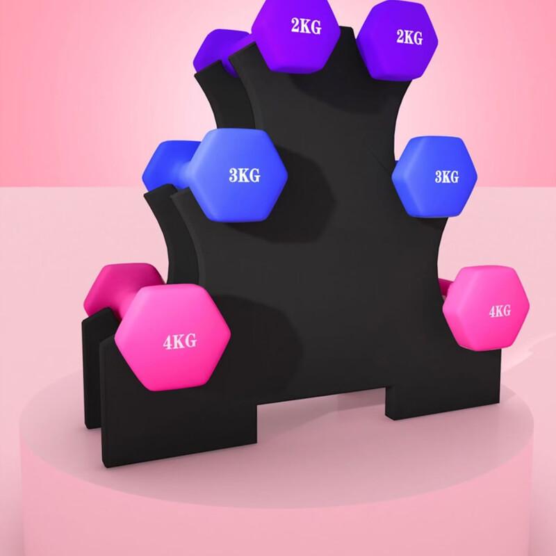 WEZHO Dipped Dumbbell Set