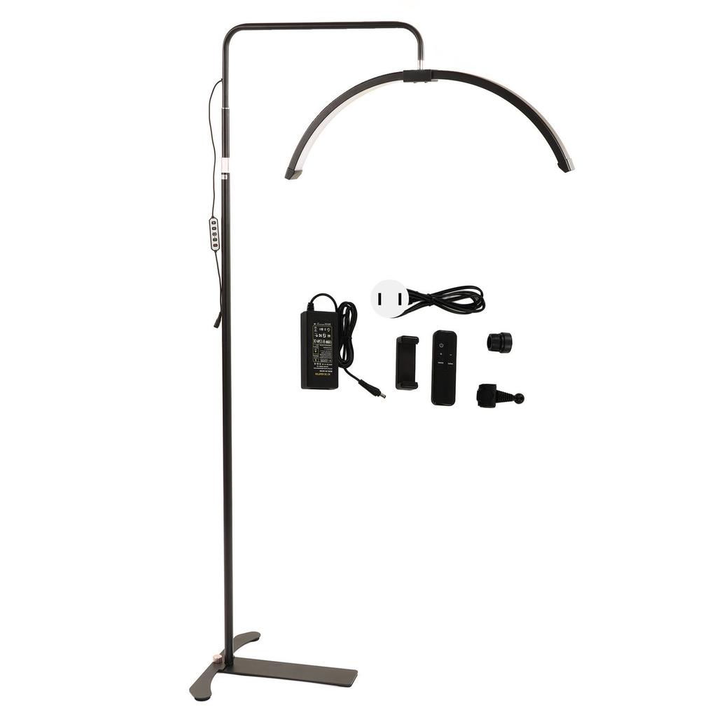 26in LED Lights Kit 360 Degrees Adjust 10 Gears Live Streaming Light with Phone Holder Extendable