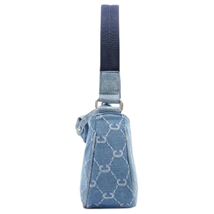 Champion Textile , Synthetic Leather Backpack Shoulder Bag Small Unisex Khaki / Blue / Black (Unisex) Shoulder Bags U4BACPU22