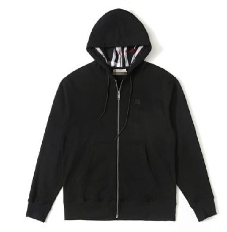 Высококачественная мужская толстовка с капюшоном в британском стиле с вышитым логотипом - Европейские размеры, Осенне-зимняя куртка